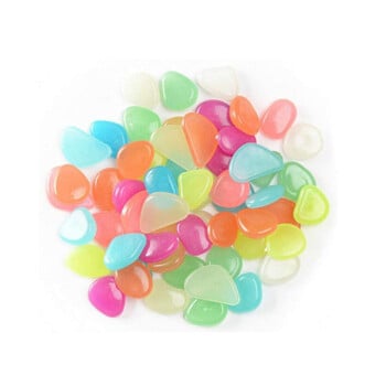 10/20/50PCS Glow Pebbles Luminous Stones Glow Home Fish Tank Decoration Garden Luminous Glowing In The Dark Αξεσουάρ για δώρο