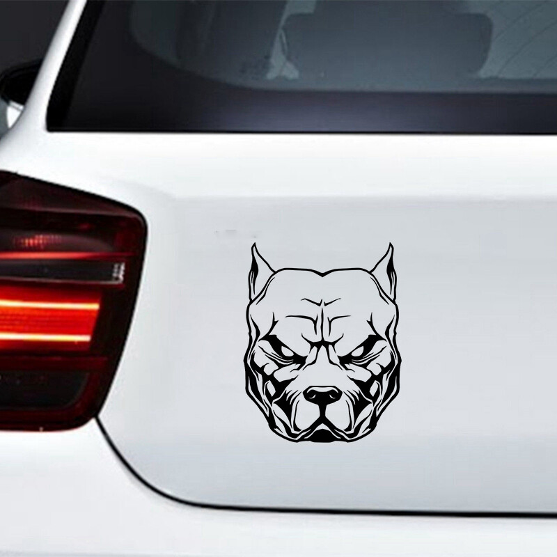 LYKX motociklu uzlīmes suņu raksts Pit Bull Pitbull atstarojošas automašīnu uzlīmes Moto Auto Decal Smieklīgs JDM vinils uz automašīnas stila