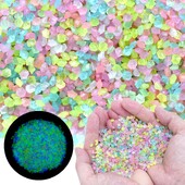 1000 gab. 3-5 mm mirdzošs smilšu mirdzums tumšos oļos akmens mājas dārza pagalms āra celiņa zāliena rotājumi zivju tvertnes akvārija dekori