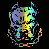 Motocikla uzlīme buldogs Atstarojošs auto dizains Moto Auto Decal Smieklīgs JDM Vinila Auto aksesuāri 14,4X19cm