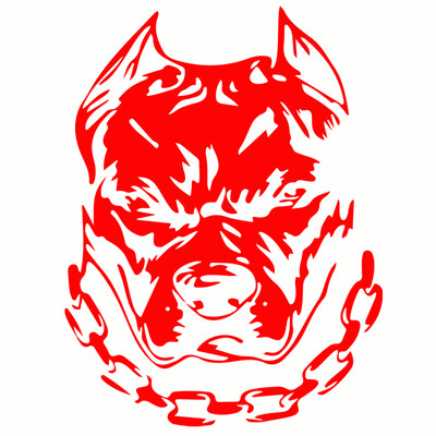 Motocikla uzlīme buldogs Atstarojošs auto dizains Moto Auto Decal Smieklīgs JDM Vinila Auto aksesuāri 14,4X19cm