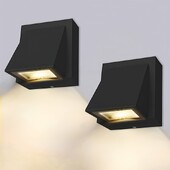 LED alumīnija ūdensnecaurlaidīga sienas lampa, moderns āra sienas mazgātājs, 5 W sienas stiprinājums āra drošības apgaismojumam