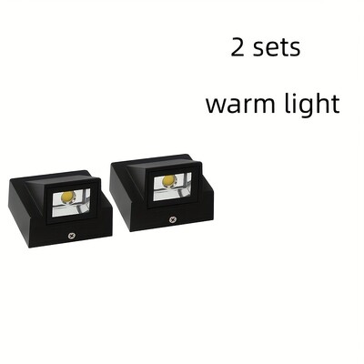 LED alumīnija ūdensnecaurlaidīga sienas lampa, moderns āra sienas mazgātājs, 5 W sienas stiprinājums āra drošības apgaismojumam