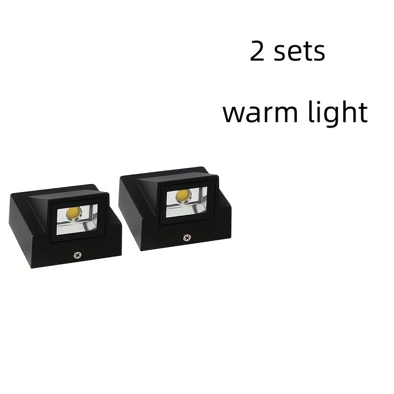 LED aliuminio vandeniui atspari sieninė lempa, moderni lauko sieninė poveržlė, 5 W sieninis lauko apsauginis apšvietimo įtaisas