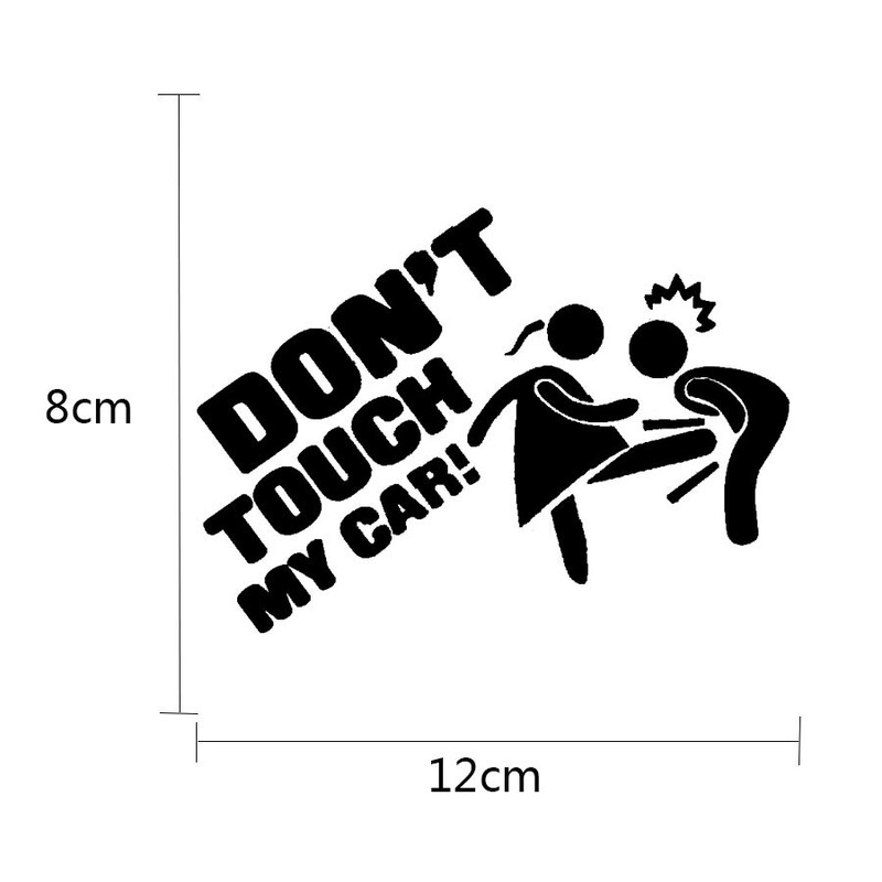 ne diraj moj auto naljepnice Personality scratch shade reflektirajuće ukrasne naljepnice