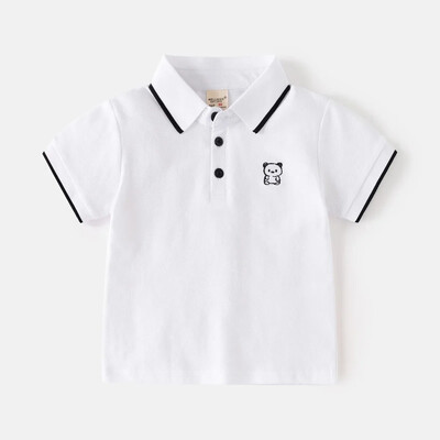 HoneyCherry Детска тениска с къс ръкав New Boys Polo Shirt Бебешки блузи с половин ръкав Детски дизайнерски дрехи