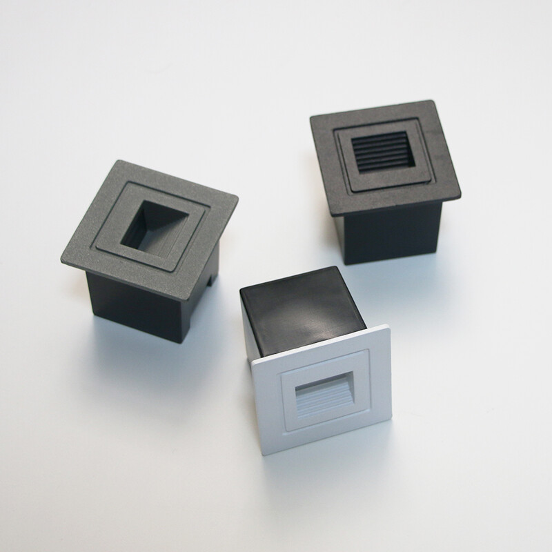 Įleidžiamas kampinis sieninis šviestuvas išorinis sodo apšvietimas IP65 vandeniui atsparus sieninis šviestuvas požeminis LED laiptų šviestuvas lauko kojinis žibintas