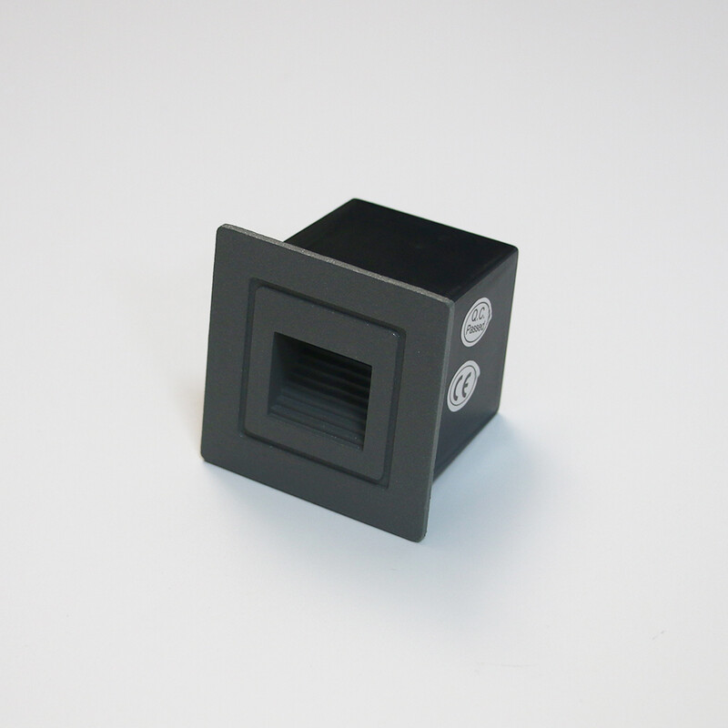 Įleidžiamas kampinis sieninis šviestuvas išorinis sodo apšvietimas IP65 vandeniui atsparus sieninis šviestuvas požeminis LED laiptų šviestuvas lauko kojinis žibintas