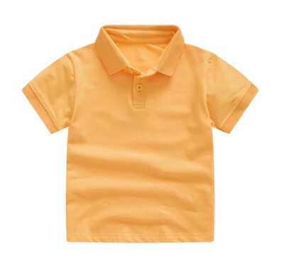 Vienkrāsaini Zēni Meitenes Vasaras T-krekli Kvalitatīvi Uniforms Polo Bērnu Topi T-krekli Modes Bērnu Apģērbi