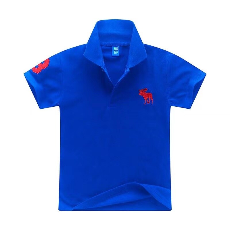 2024-es új fiú pólóingek gyerekeknek 100% pamut rövid ujjú póló Rajzfilm nyomtatott blúzok nyári 2-8 éves korig gyermekruházat