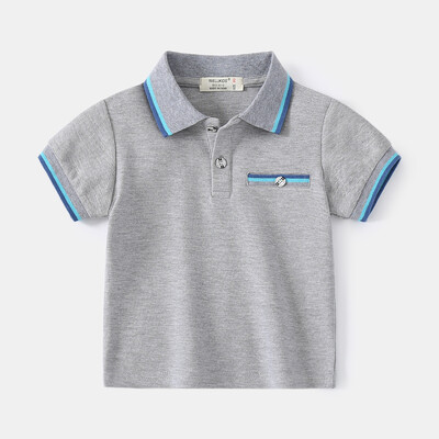 Vasaras bērnu polo krekli kokvilnas audums, kvalitatīvs toddler t-krekls bērnu krekls bērniem bērnu apģērbs