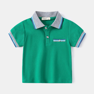 Vasaras bērnu polo krekli kokvilnas audums, kvalitatīvs toddler t-krekls bērnu krekls bērniem bērnu apģērbs