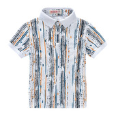 Nyomtatás kedves fiúk és lányok divatnyomtatás légáteresztő gombblúz szabadidő klasszikus dizájn hajtókás mikroelasztikus POLO ing