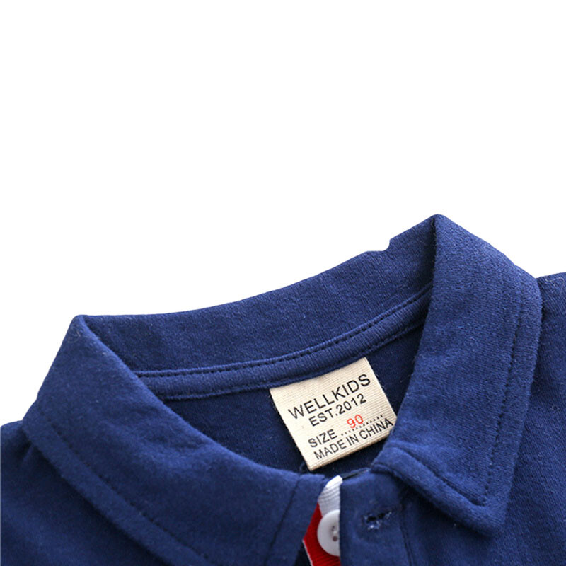 Nyári baba fiú póló ingek rövid ujjú hajtóka fiúknak tipegő aktív pólók pamut, légáteresztő gyerek felsők alkalmi ruhák 2-6 év