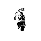Interesants Motosports Biker Inside Moto Automašīnu uzlīmes Aksesuāri Automašīnu stila uzlīme Vinila automašīnas loga pārsega skrāpējumi PVC15cm*8cm
