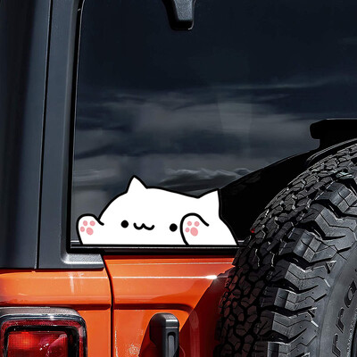 „Bongo Cat“ lipduko lipdukas Buferio lipdukas, skirtas automobilio lango buferio sienelėms Automobilių sunkvežimių mikroautobusų langų sienelėms Automobilių priedai