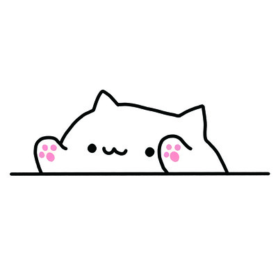 Bongo Cat uzlīmes uzlīme Bufera uzlīme automašīnas loga bufera sienai automašīnu kravas furgonam SUV loga sienai automašīnu piederumi