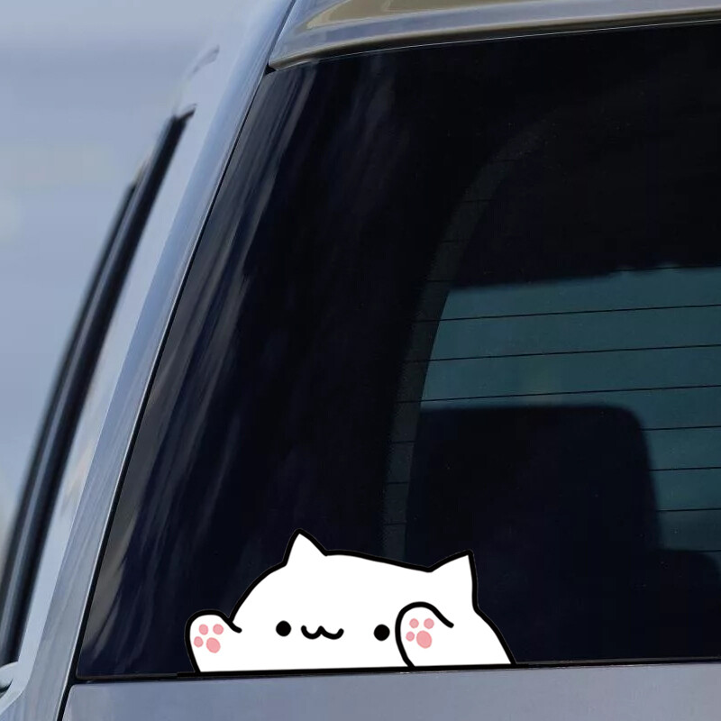 Bongo mačka naljepnica naljepnica naljepnica za branik za zid odbojnika prozora automobila Automobil Kamion Kombi SUV prozorski zid Dodaci za automobil