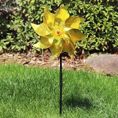 Уред за прогонване на птици Въртящи се светлоотразяващи искрящи средства за отблъскване на птици Вятърна мелница Protect Garde