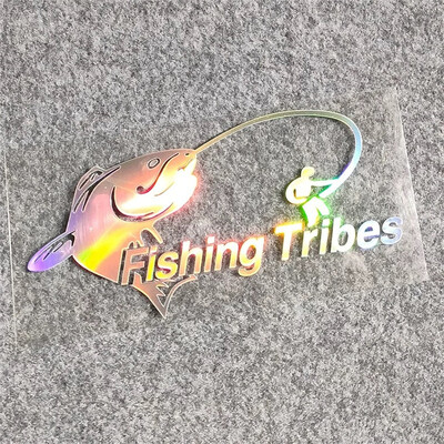 Риболов с риболовна кутия риболовен риболовец Tribe English car decoration stickers Personality creative отразяващ водоустойчив автомобил sti