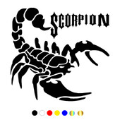 CS-1311#15*14,2cm Scorpion smieklīga ūdensnecaurlaidīga auto uzlīme vinila uzlīme balta/melna auto automašīnu uzlīmju veidošanai