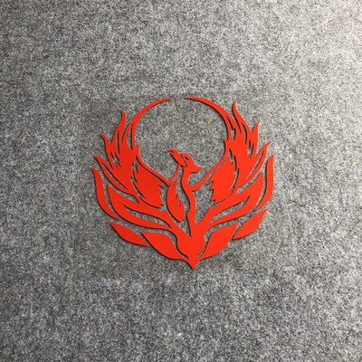 Alkalmas Fire Phoenix elektromos motorkerékpárhoz, kreatív karosszériaüveg dekoratív matricákkal, amelyek megakadályozzák a karcolásokat kb.