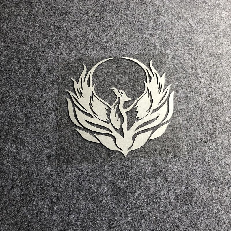 Alkalmas Fire Phoenix elektromos motorkerékpárhoz, kreatív karosszériaüveg dekoratív matricákkal, amelyek megakadályozzák a karcolásokat kb.