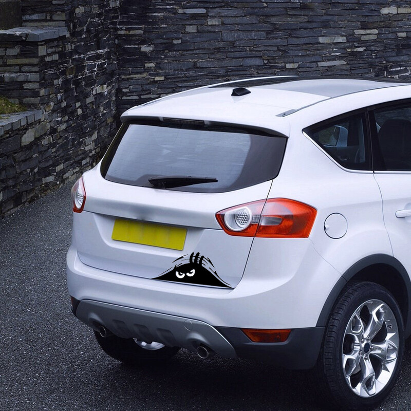 Versenyautó SUV Vicces Anime matrica matricák Szórakoztató Fényvisszaverő vinil grafikus matrica Belső alkatrészek Autómatrica Tartozékok