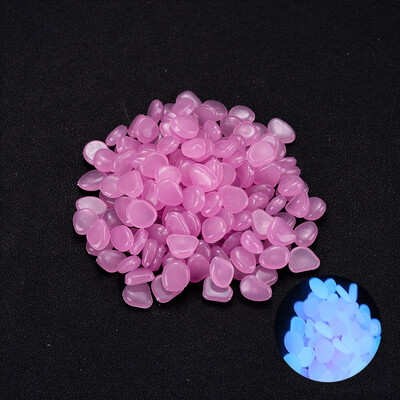 100db Kerti dekor világító kövek világítanak a sötétben kertben kavicsok világítanak sziklák kültéri akvárium dekoráció akvárium kiegészítők