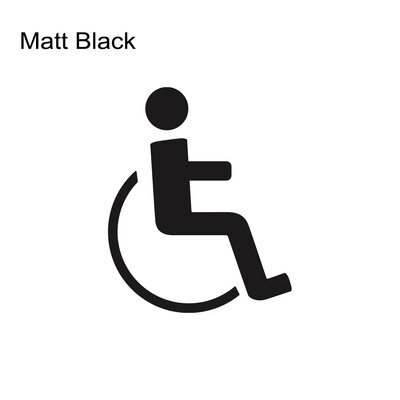 PVC mozgáskorlátozott fedélzeti autós tolószék felirat matrica szélvédő ablak vízálló és karcálló matricák stílus dekoráció