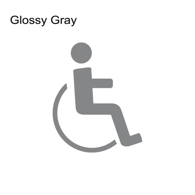 PVC mozgáskorlátozott fedélzeti autós tolószék felirat matrica szélvédő ablak vízálló és karcálló matricák stílus dekoráció