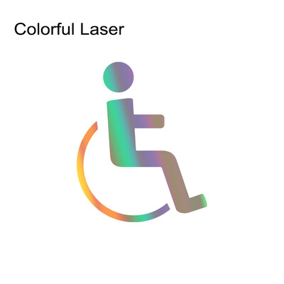 PVC mozgáskorlátozott fedélzeti autós tolószék felirat matrica szélvédő ablak vízálló és karcálló matricák stílus dekoráció