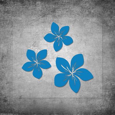 3 kom raznih boja Lijepa cvjetna grafika Auto naljepnice za poklopac stražnjeg prozora Ogrebotine na braniku automobila Naljepnica s cvijetom kacige