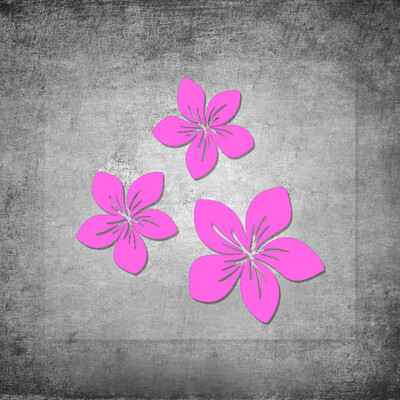 3 kom raznih boja Lijepa cvjetna grafika Auto naljepnice za poklopac stražnjeg prozora Ogrebotine na braniku automobila Naljepnica s cvijetom kacige