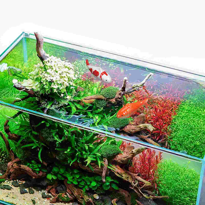 2 db Fürdőkádas haldíszek Akváriumi díszek Aranyhal akvárium Kerti békajáték dekoratív figura