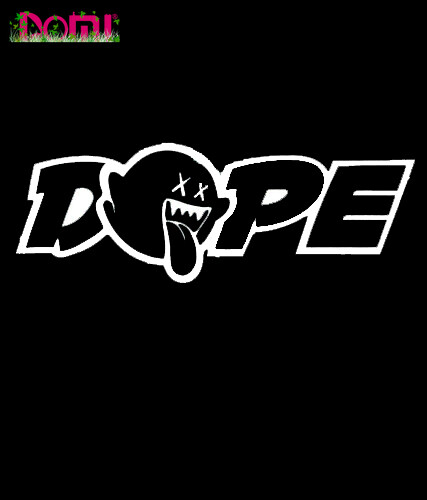 Dope Ghost STICKER VINYL DECAL JDM RACING ILLEST TUNER IMPORT DRIFT Szélvédő lökhárító sisak matrica Kiváló minőségű KK vinyl