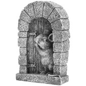 Kerti egér szobrok dekoráció gyanta dinoszaurusz hegymászó ablak udvar időjárásálló szobor kreatív aranyos dísz a szabadban