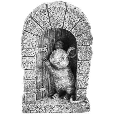 Kerti egér szobrok dekoráció gyanta dinoszaurusz hegymászó ablak udvar időjárásálló szobor kreatív aranyos dísz a szabadban