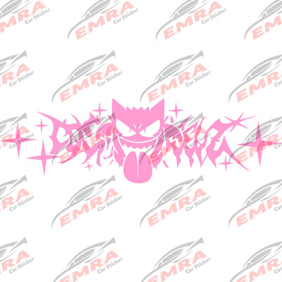 JDM automašīnu uzlīmes priekš Cosmicwheelz Drift Stance Anime uzlīmes Dream Build Escape After File Stikla dekorācijas Vinila uzlīmes