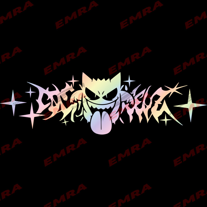 JDM automašīnu uzlīmes priekš Cosmicwheelz Drift Stance Anime uzlīmes Dream Build Escape After File Stikla dekorācijas Vinila uzlīmes