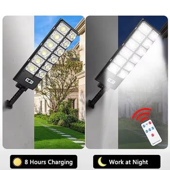 Solar Street Light Ενσωματωμένο Solar Garden Light Induction Outdoor Lighting with Remote Control Outdoor Induction Solar Light