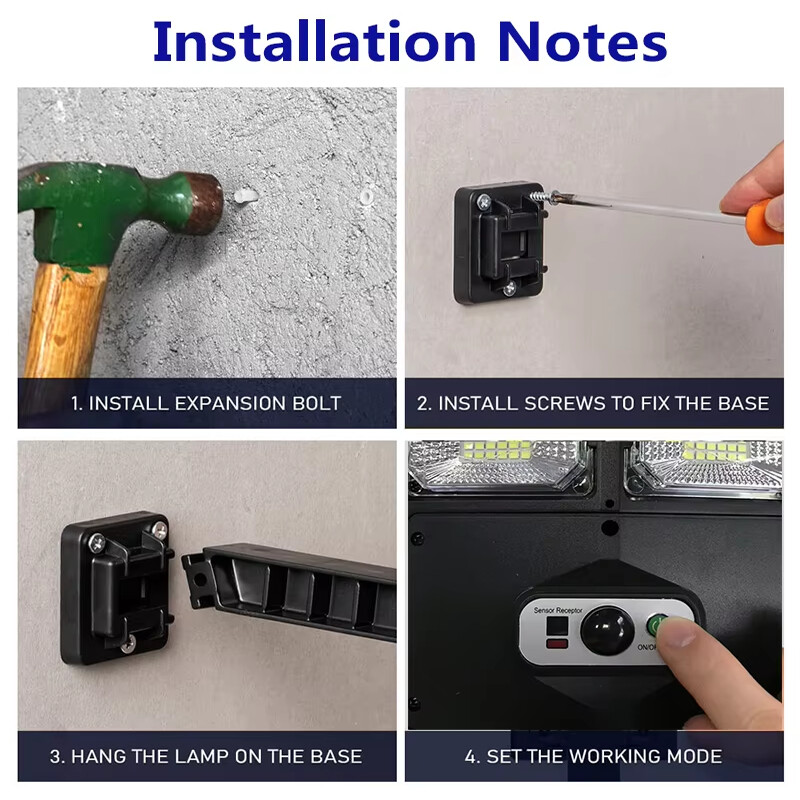 Solarna ulična rasvjeta Integrirano solarno vrtno svjetlo Indukcijska vanjska rasvjeta s daljinskim upravljačem Vanjska indukcijska solarna rasvjeta