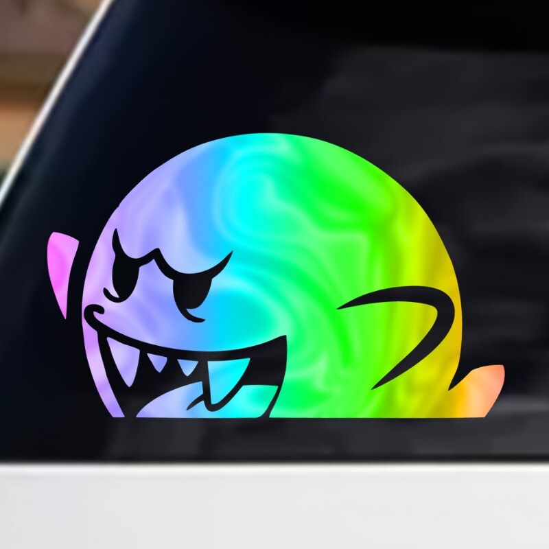 Aranyos anime autómatricák BOO GHOST PEEKER vinil matrica JDM matricák karcolásgátló vízálló matricák autó ablak lökhárító szélvédő