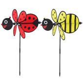 2 vnt. gyvūnų vėjo malūnėlis, vaikiški audiniai, žaislai Populiarus žaislas Kūrybinis bičių plastikinis žaislas vaikams Rafinuotas amatas