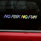 22cm*2,4cm Dekoratív, kockázatmentes, szórakoztató autómatrica matrica fekete-fehér vinil grafika