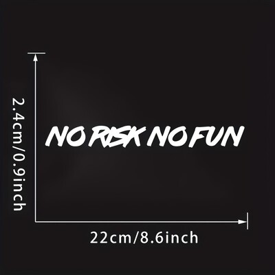 22cm*2,4cm Dekoratív, kockázatmentes, szórakoztató autómatrica matrica fekete-fehér vinil grafika