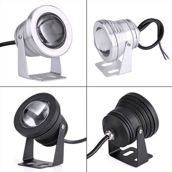 10W RGB LED φωτιστικό πισίνας Αδιάβροχο IP67 12V 24V LED RGB Υποβρύχιο φως σιντριβάνι 16 χρώμα + Τηλεχειριστήριο υπερύθρων 24 πλήκτρων