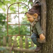 Miniatūra dārza rūķu statuja Elfu elfu rotājumi statuja āra ainava skulptūra figūriņas Dekoratīvās mākslas ornamenti