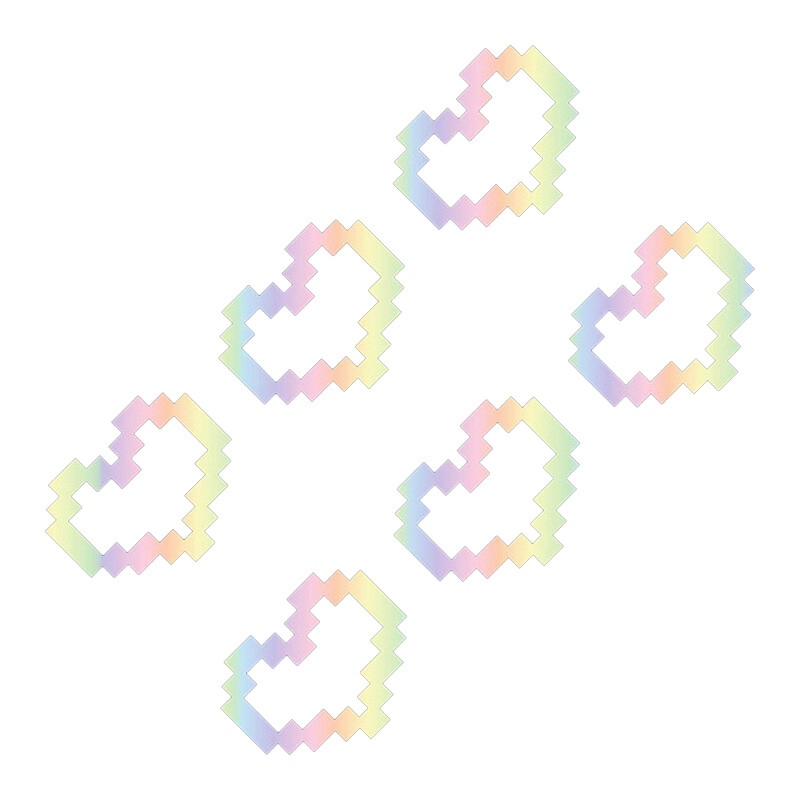 6 cm mīlestības sirds formas automašīnu buferu uzlīmes, personalizētas automašīnu dekoru logu vinila uzlīmes