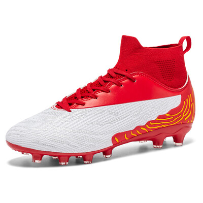 Vīriešu futbola skavas Elpojošas treniņu futbola apavi Neslīdoši mākslīgā zāliena futbola apavi Futsal kedas AG futbola zābaki